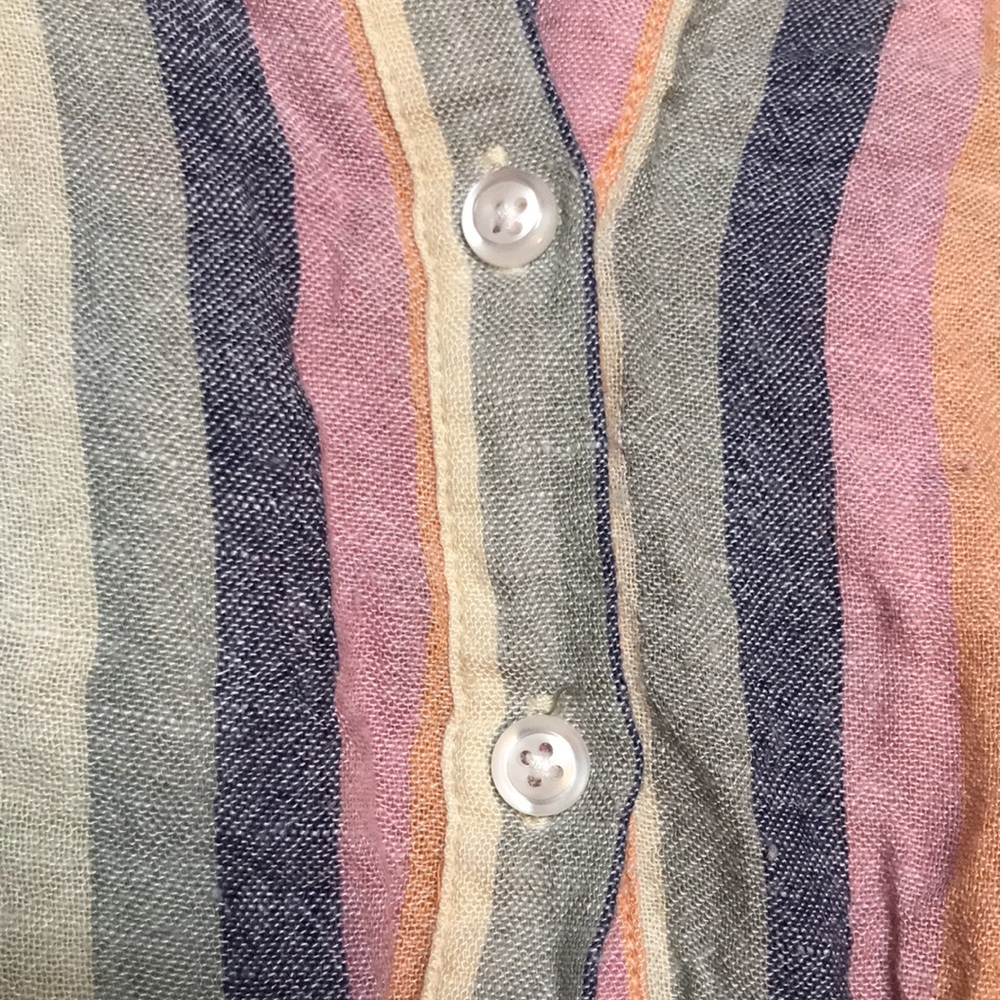 Rails Women’s Striped Multi-Color Button-Up Sleev… - image 3